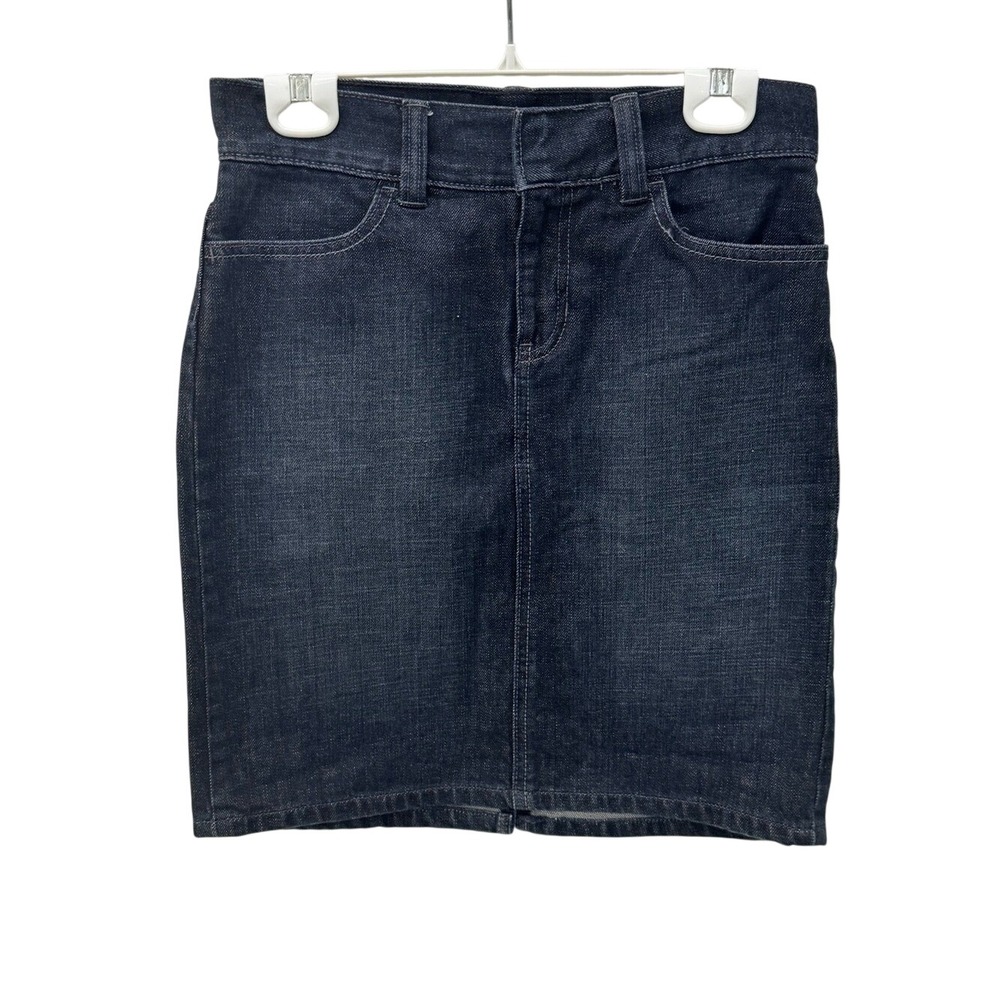Gap Classic Dark Wash Denim Pencil Skirt |‎ 100% Cotton | Size 1